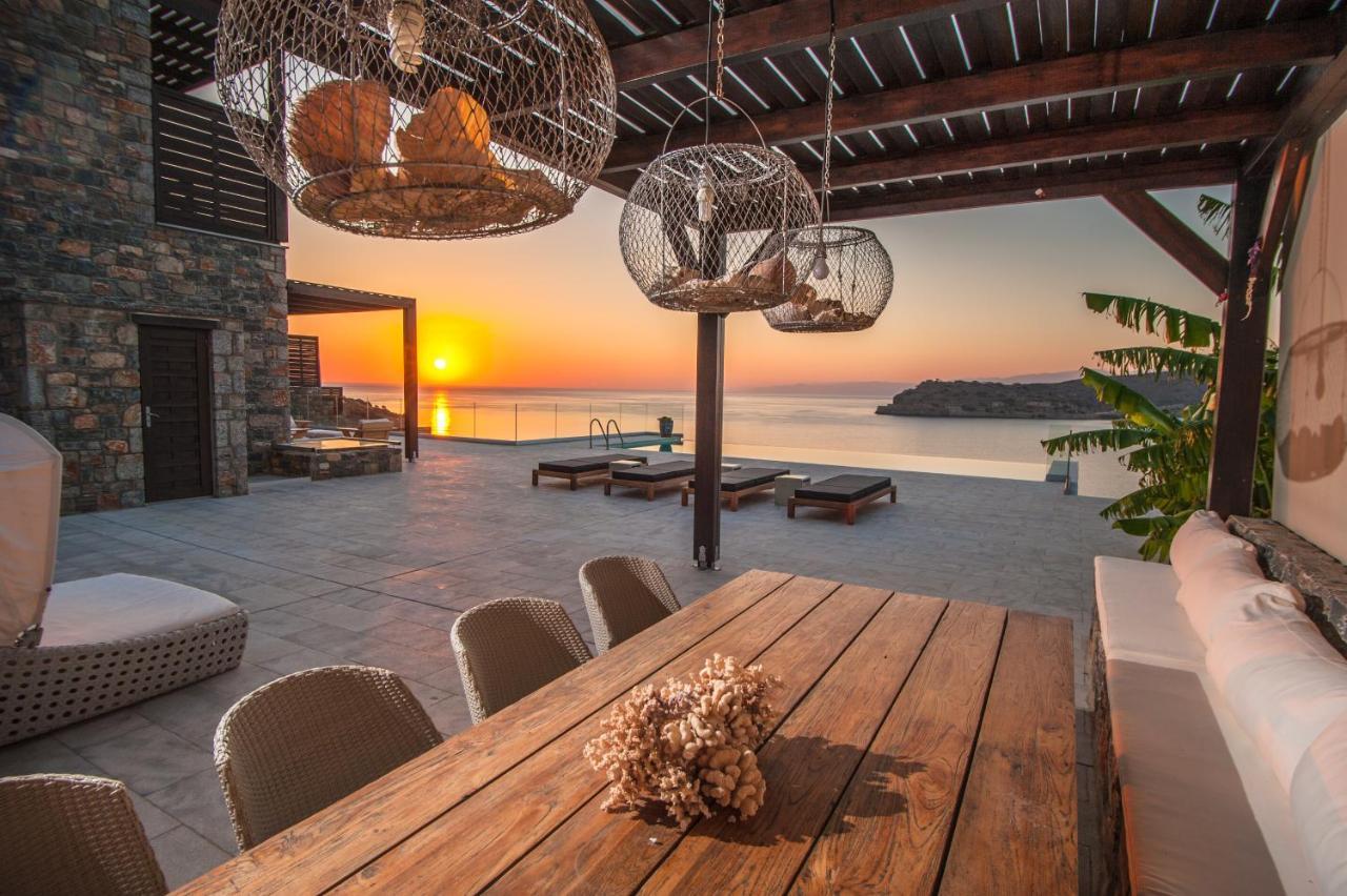 Villa Dimitra By Elounda Island View Villas Esterno foto